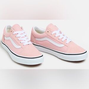 •VANS•ROSE SMOKE SUEDE & CANVAS OLD SKOOL LOW TOP LACE UP SNEAKER 7.5 LIKE NEW